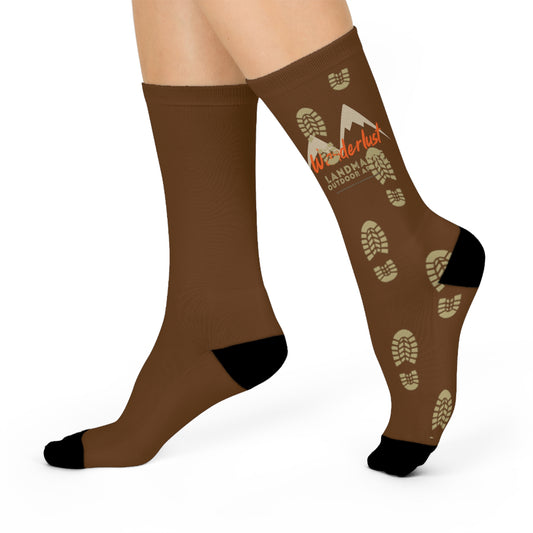 Wanderlust Cushioned Crew Socks