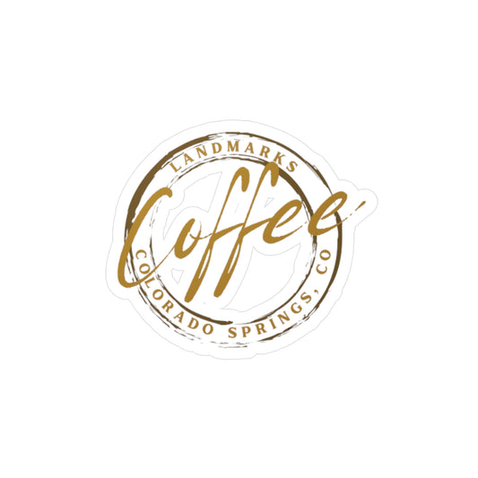 Coffee Landmarks Vinyl Decals - Stylish Sticker for Coffee Lovers