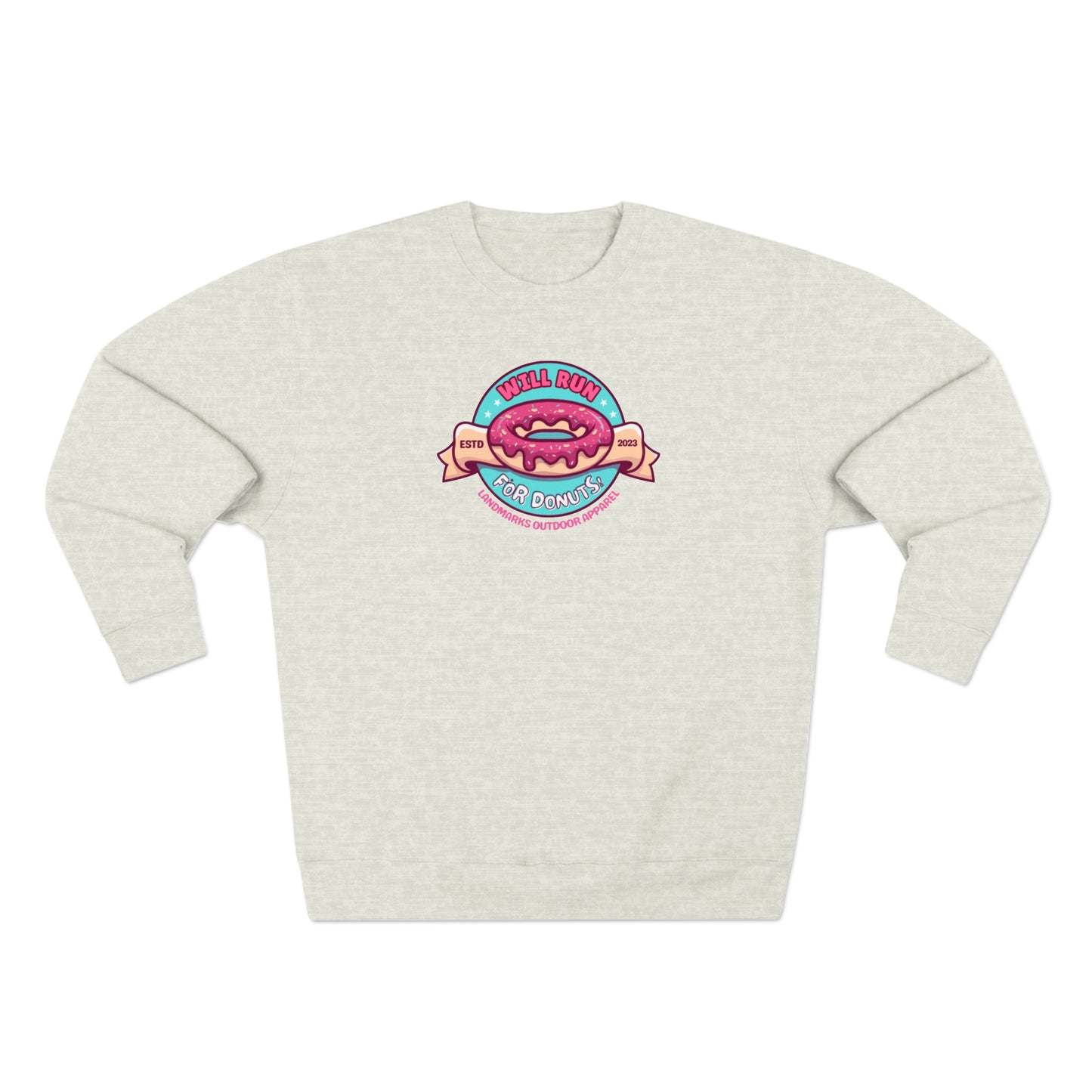 Will Run For Donuts Crewneck