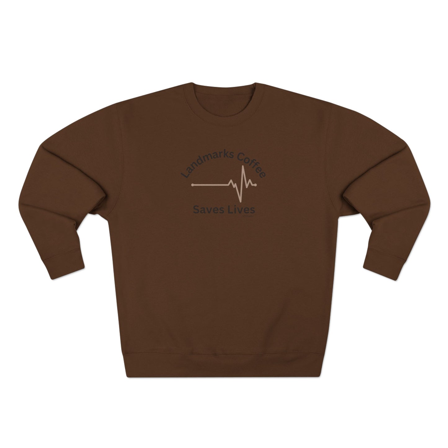 Landmarks Coffee Saves Lives Crewneck