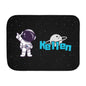 Cosmic Astronaut Sherpa Blanket - Soft Two-Color Design for Kids & Space Lovers