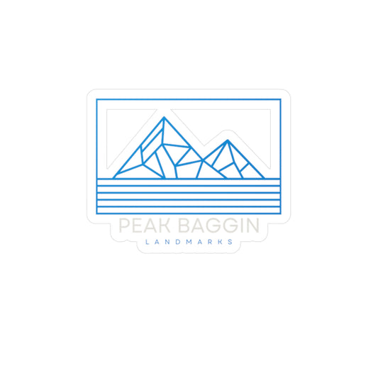 Peak Baggin Sticker